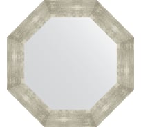 Зеркало EVOFORM в багетной раме - алюминий 90 mm (66,6x66,6 cm) 3812