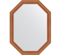Зеркало EVOFORM в багетной раме - бронзовые бусы на дереве 60 mm (61x81 cm) 7055