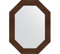 Зеркало EVOFORM в багетной раме - бронзовая лава 90 mm (66x86 cm) 7191