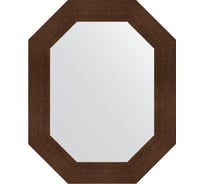 Зеркало EVOFORM в багетной раме - бронзовая лава 90 mm (61x76 cm) 7190