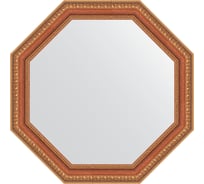 Зеркало EVOFORM в багетной раме - бронзовые бусы на дереве 60 mm (56x56 cm) 3981