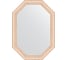 Зеркало EVOFORM в багетной раме - беленый дуб 57 mm (50x70 cm) 7033 1