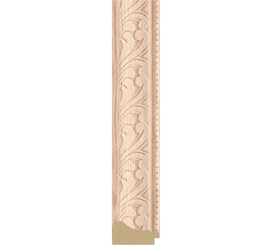 Зеркало EVOFORM в багетной раме - беленый дуб 57 mm (55x70 cm) 7034