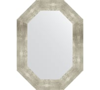 Зеркало EVOFORM в багетной раме - алюминий 90 mm (56x76 cm) 7197