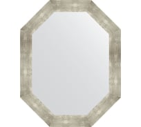 Зеркало EVOFORM в багетной раме - алюминий 90 mm (76x96 cm) 7200