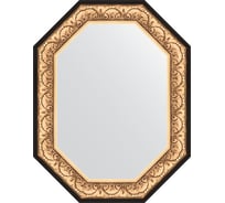 Зеркало EVOFORM в багетной раме - барокко золото 106 mm (70x90 cm) 7243