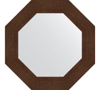 Зеркало EVOFORM в багетной раме - бронзовая лава 90 mm (61x61 cm) 7354