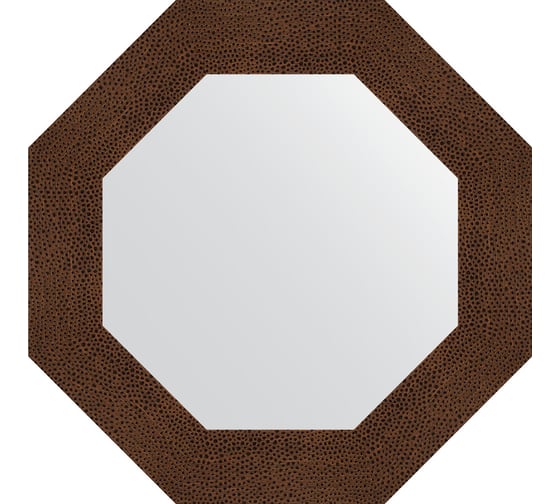 Зеркало EVOFORM в багетной раме - бронзовая лава 90 mm (61x61 cm) 7354 1