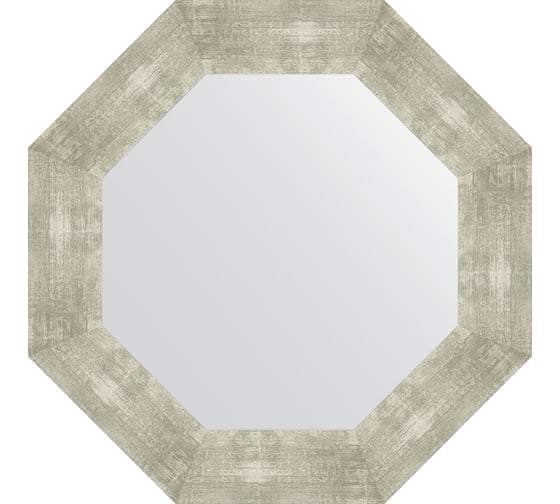 Зеркало EVOFORM в багетной раме - алюминий 90 mm (61x61 cm) 7358 1