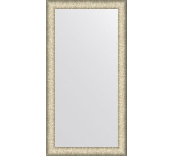 Зеркало EVOFORM в багетной раме - брашированное серебро 59 mm (53x103 cm) BY 7605 1