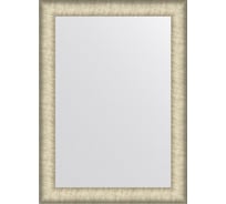 Зеркало EVOFORM в багетной раме - брашированное серебро 59 mm (53x73 cm) BY 7604
