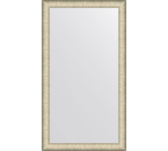 Зеркало EVOFORM в багетной раме - брашированное серебро 59 mm (63x113 cm) BY 7609
