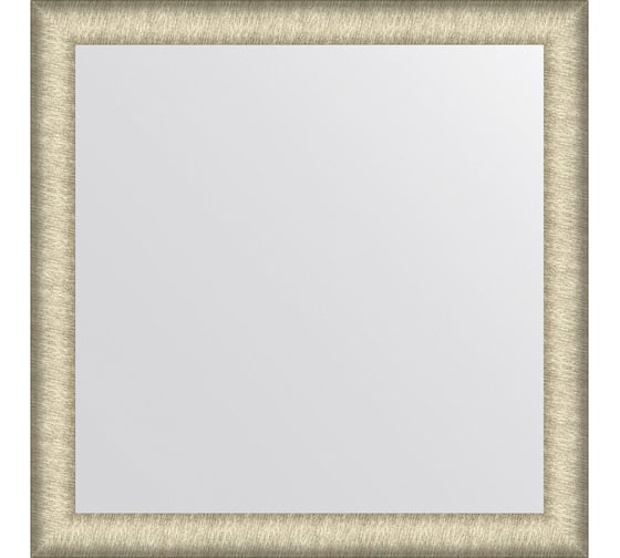 Зеркало EVOFORM в багетной раме - брашированное серебро 59 mm (73x73 cm) BY 7610 1