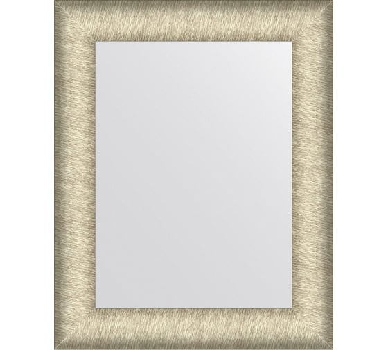 Зеркало EVOFORM в багетной раме - брашированное серебро 59 mm (40x50 cm) BY 7614