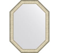 Зеркало EVOFORM в багетной раме - брашированное серебро 59 mm (60x80 cm) BY 7426