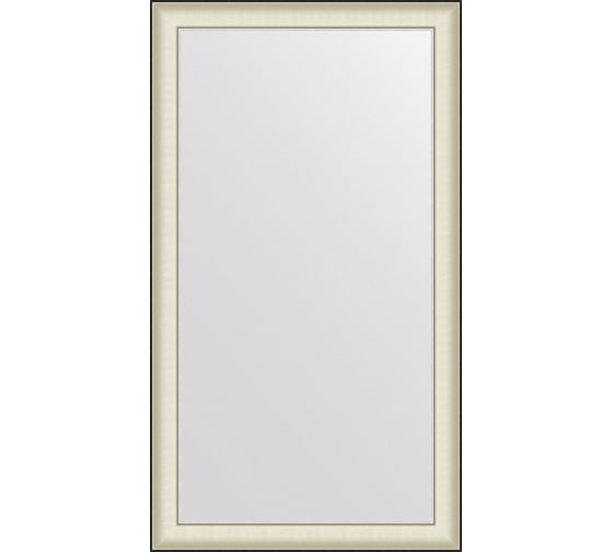 Зеркало EVOFORM в багетной раме - белая кожа с хромом 78 mm (78x138 cm) BY 7634 1