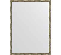 Зеркало EVOFORM в багетной раме - серебряный бамбук 24 mm (57x77 cm) 0642