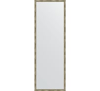 Зеркало EVOFORM в багетной раме - серебряный бамбук 24 mm (47x137 cm) 0711