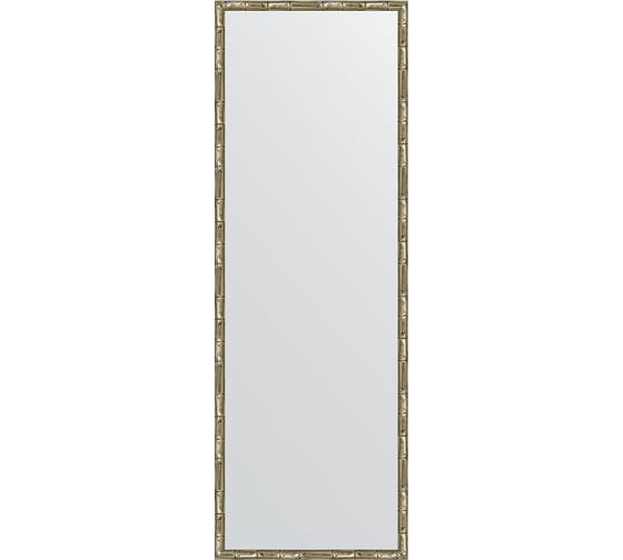 Зеркало EVOFORM в багетной раме - серебряный бамбук 24 mm (47x137 cm) 0711 1