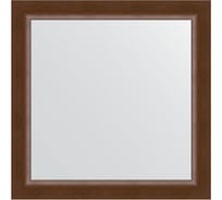 Зеркало EVOFORM в багетной раме - орех 65 mm (66x66 cm) 0784