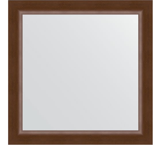 Зеркало EVOFORM в багетной раме - орех 65 mm (66x66 cm) 0784 1