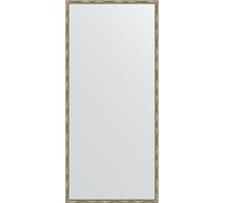 Зеркало EVOFORM в багетной раме - серебряный бамбук 24 mm (67x147 cm) 0762