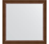 Зеркало EVOFORM в багетной раме - орех 65 mm (76x76 cm) 1029