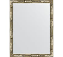 Зеркало EVOFORM в багетной раме - серебряный бамбук 24 mm (34x44 cm) 1329