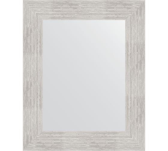 Зеркало EVOFORM в багетной раме - серебряный дождь 70 mm (43x53 cm) 3016 1
