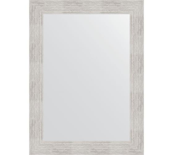 Зеркало EVOFORM в багетной раме - серебряный дождь 70 mm (56x76 cm) 3048 1