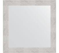 Зеркало EVOFORM в багетной раме - серебряный дождь 70 mm (66x66 cm) 3144