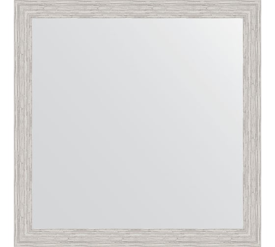 Зеркало EVOFORM в багетной раме - серебряный дождь 46 mm (61x61 cm) 3133