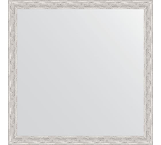 Зеркало EVOFORM в багетной раме - серебряный дождь 46 mm (71x71 cm) 3229 1