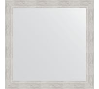 Зеркало EVOFORM в багетной раме - серебряный дождь 70 mm (76x76 cm) 3240