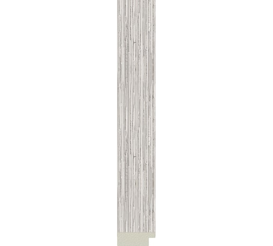 Зеркало EVOFORM в багетной раме - серебряный дождь 46 mm (71x91 cm) 3261