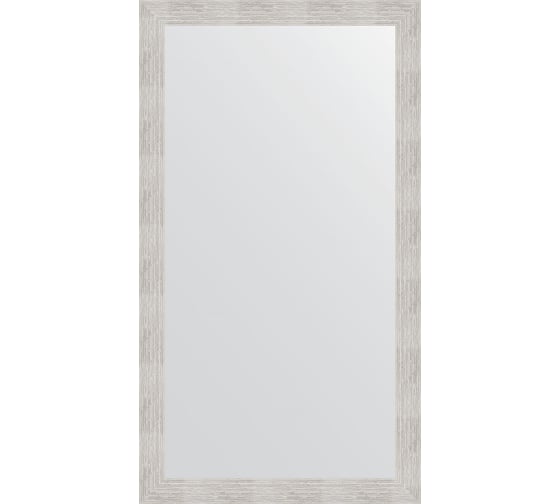 Зеркало EVOFORM в багетной раме - серебряный дождь 70 mm (76x136 cm) 3304