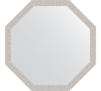 Зеркало EVOFORM в багетной раме - мозаика хром 46 mm (68,2x68,2 cm) 3681
