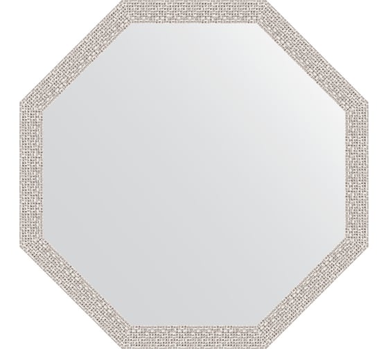 Зеркало EVOFORM в багетной раме - мозаика хром 46 mm (68,2x68,2 cm) 3681 1