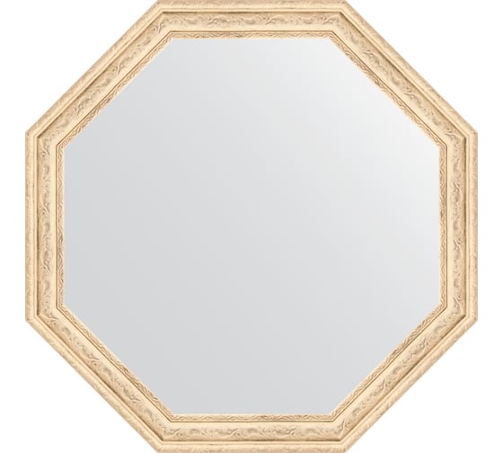 Зеркало EVOFORM в багетной раме - слоновая кость 51 mm (59,8x59,8 cm) 3686 1