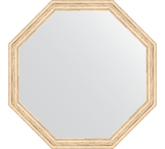 Зеркало EVOFORM в багетной раме - слоновая кость 51 mm (69,8x69,8 cm) 3687 1