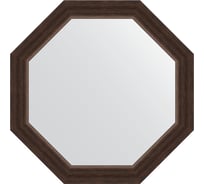 Зеркало EVOFORM в багетной раме - палисандр 62 mm (61,6x61,6 cm) 3722