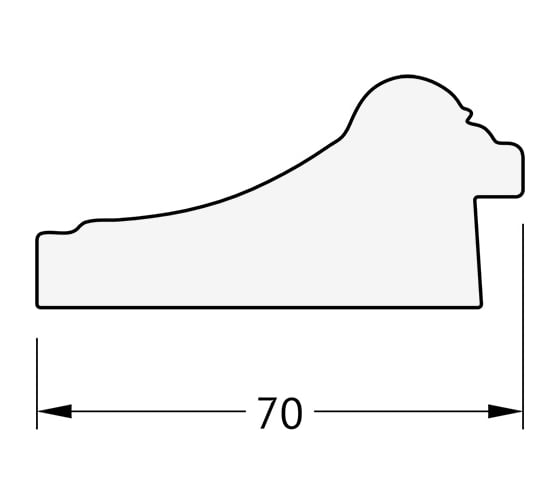 Зеркало EVOFORM в багетной раме - прованс с плетением 70 mm (63,2x63,2 cm) 3758