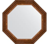 Зеркало EVOFORM в багетной раме - римская бронза 88 mm (76,6x76,6 cm) 3792