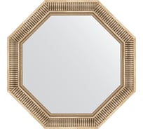 Зеркало EVOFORM в багетной раме - серебряный акведук 93 mm (77,8x77,8 cm) 3816