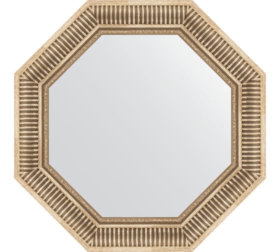 Зеркало EVOFORM в багетной раме - серебряный акведук 93 mm (67,8x67,8 cm) 3815 1