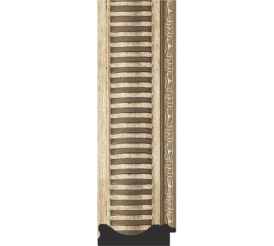 Зеркало EVOFORM в багетной раме - серебряный акведук 93 mm (67,8x67,8 cm) 3815