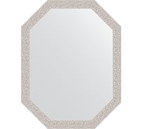 Зеркало EVOFORM в багетной раме - мозаика хром 46 mm (53x68 cm) 7006
