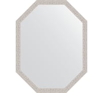 Зеркало EVOFORM в багетной раме - мозаика хром 46 mm (68x88 cm) 7008