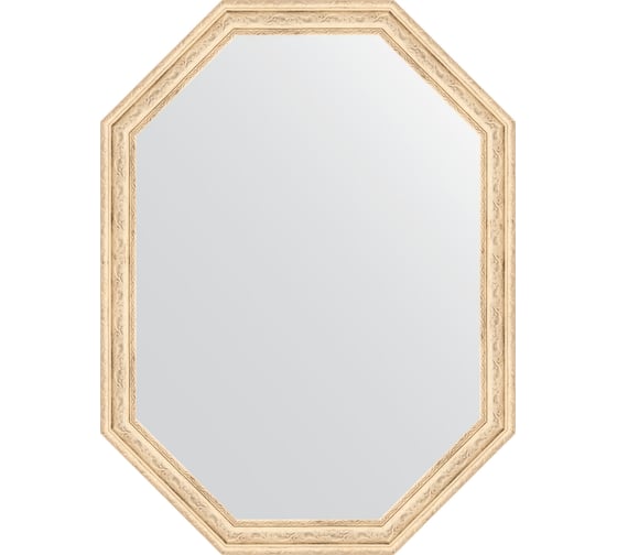 Зеркало EVOFORM в багетной раме - слоновая кость 51 mm (59x79 cm) 7019 1