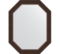 Зеркало EVOFORM в багетной раме - палисандр 62 mm (56x71 cm) 7066